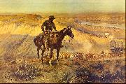Charles M Russell The Wagon Boss Spain oil painting artist